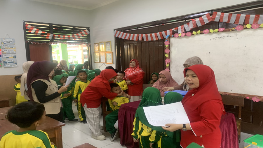Pelaksanaan BIAS MR dan HPV di MIN 2 Bandar Lampung