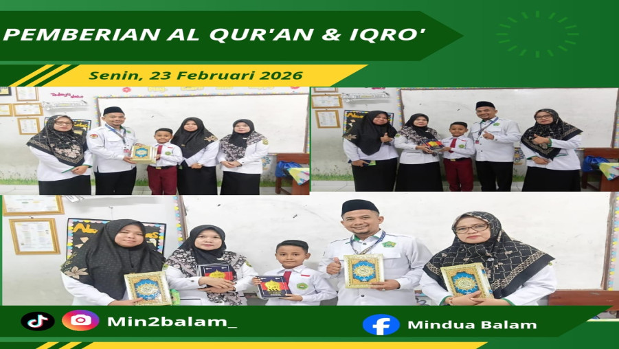 Siswa Kelas 1 MIN 2 Bandar Lampung Wakafkan Al-Qur'an dan Iqro', Wujudkan Generasi Cinta Al-Qur'an Sejak Dini