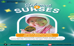 Arsyila Noura Fatiha Kelas 2 Ummu Salamah Raih Medali Perunggu Matematika di Ajang OMNI Sains